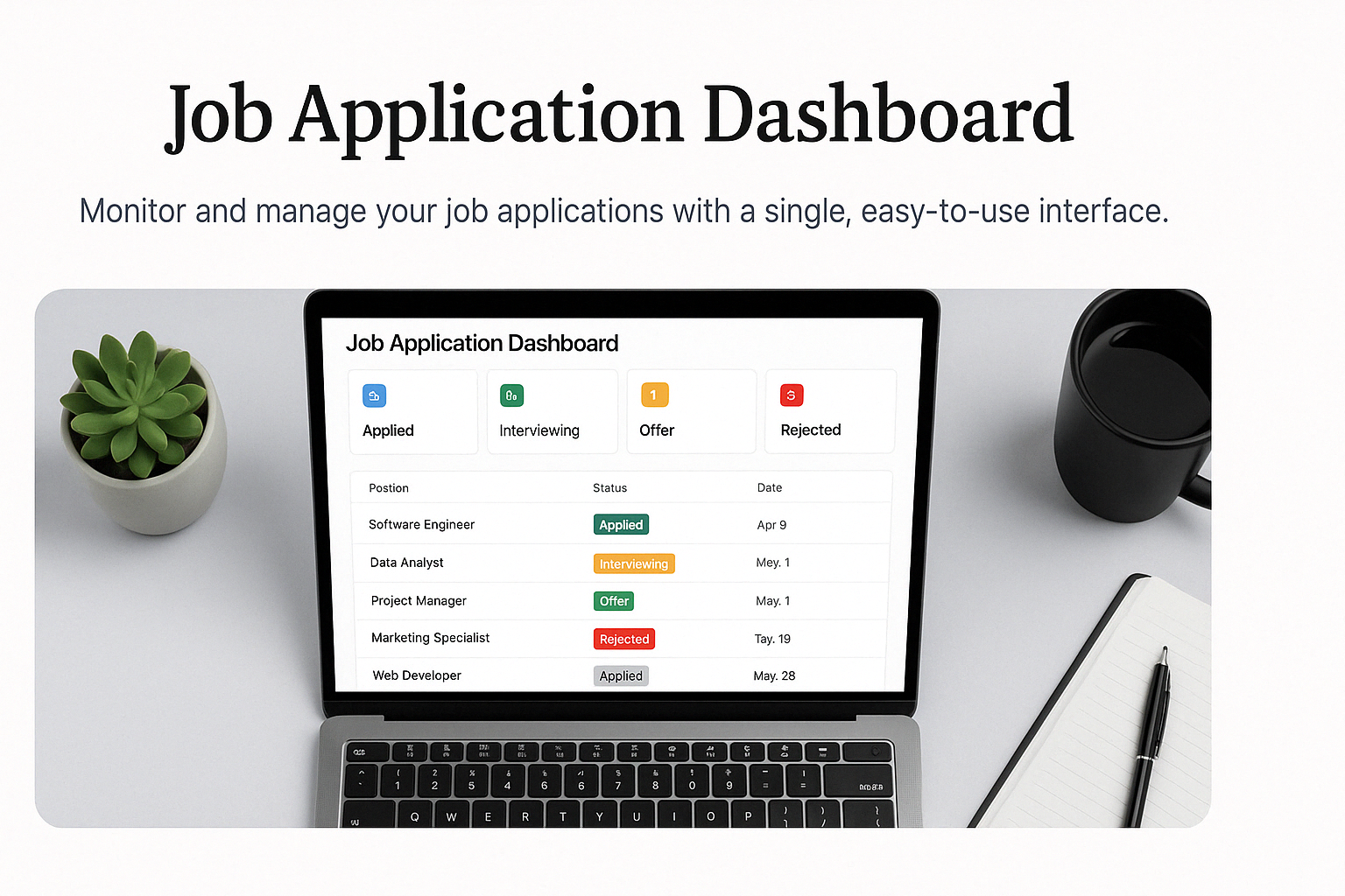 Application Tracking Dashboard